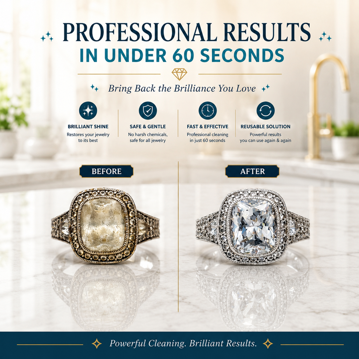 Jewelry Spa Hot Tub Heated Jewelry Cleaning System